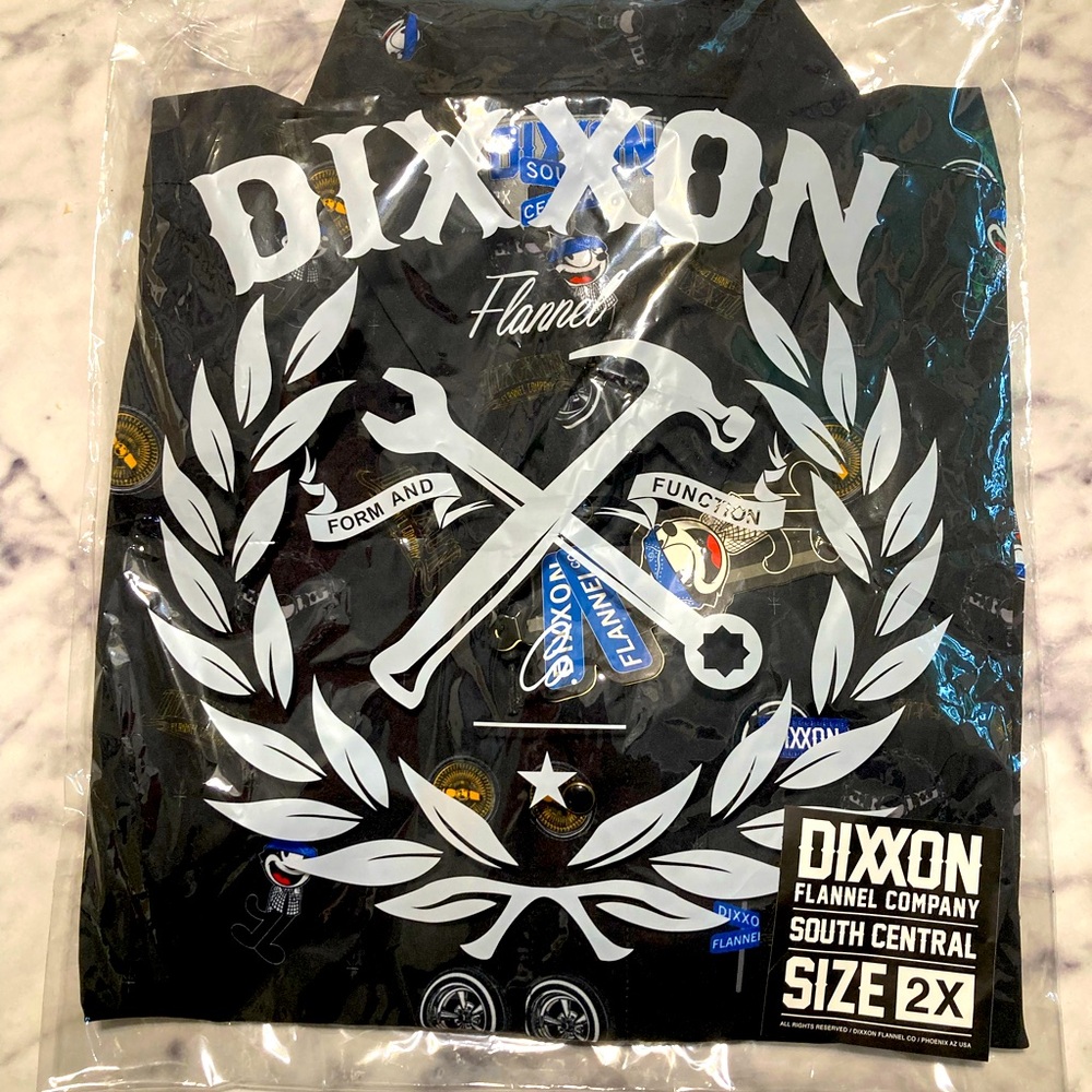 Dixxon South Central short sleeve button up 2XL